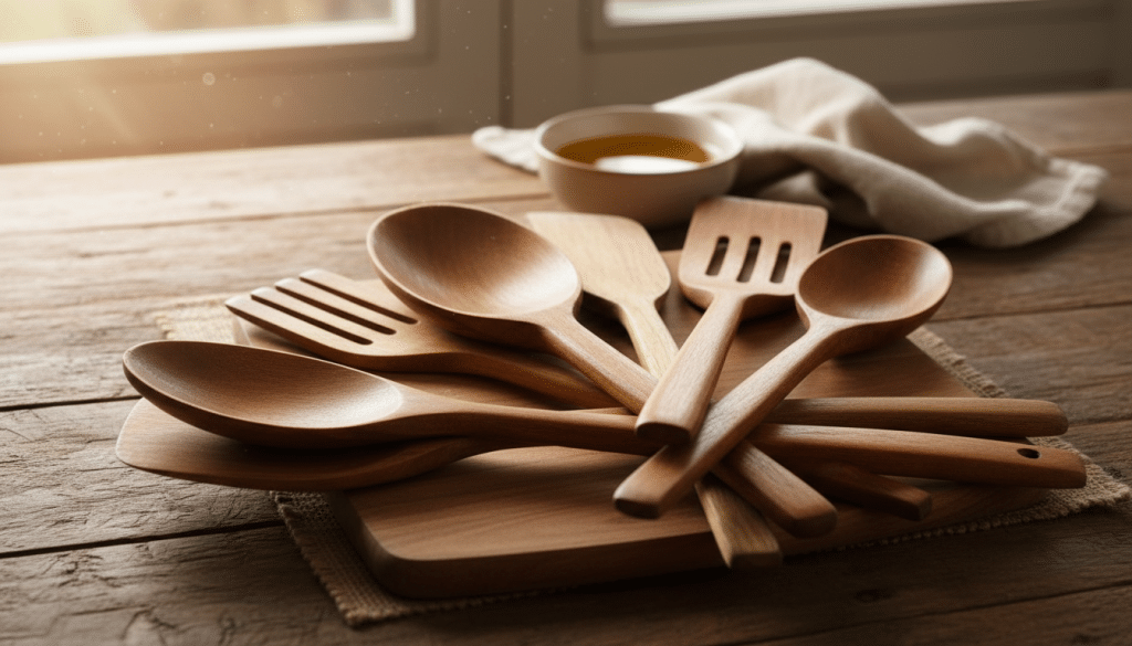 Omas Geheimnisse: So reinigen und pflegen Sie Ihre Holzutensilien richtig!